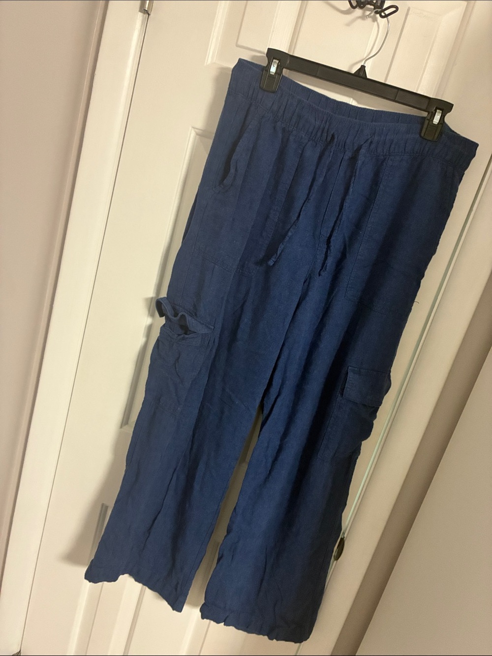 Gap Casual Drawstring Cargo Pants - Navy